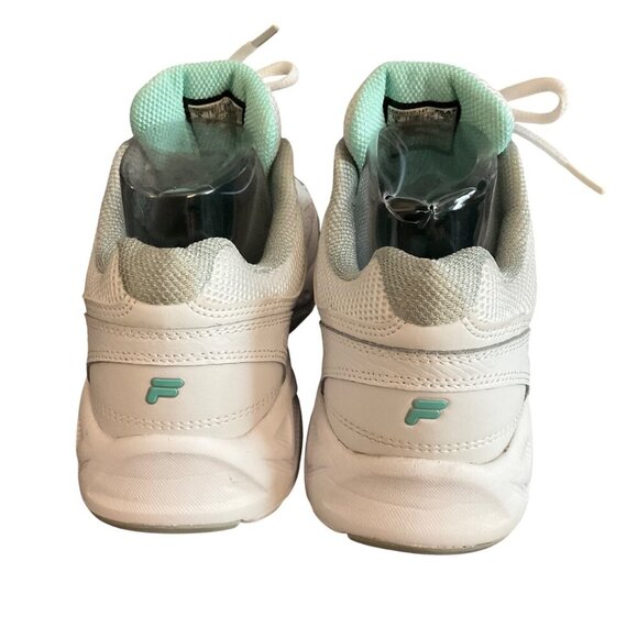 Fila Womens White Sneakers size 8 comfy classic casual EUC - Picture 3 of 11